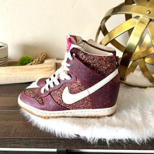 NIKE Dunk Sky High Hidden Wedge Shoe